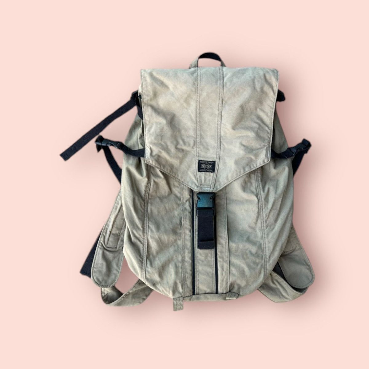 Head Porter VINTAGE SUNFADED PORTER CYLINDER DAYPACK/RUCKSACK/BACKPACK Size ONE SIZE - 3 Thumbnail