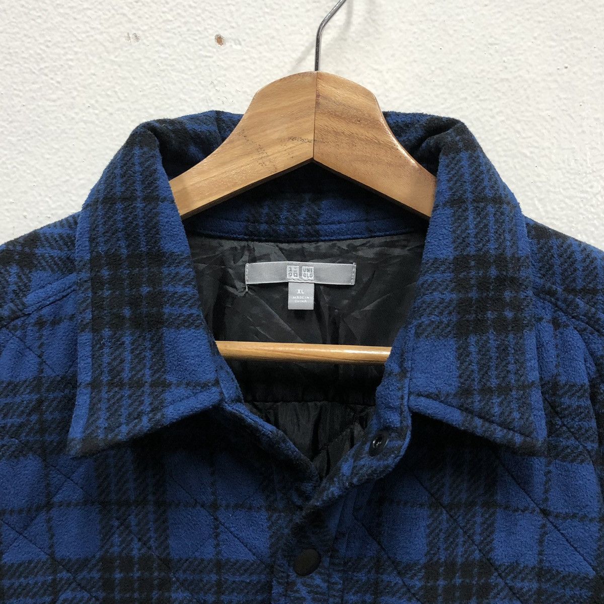 Uniqlo Uniqlo Flanel Checked Lined Quilted Shirt Jacket Size US XL / EU 56 / 4 - 13 Thumbnail