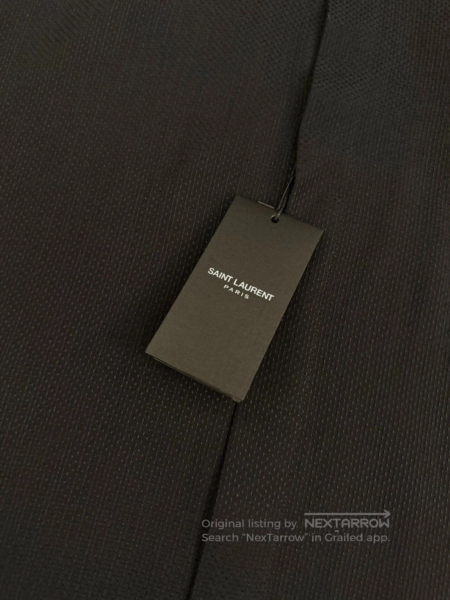 Saint Laurent Paris Saint Laurent Black Silk Blend Shirt. Size US M / EU 48-50 / 2 - 3 Thumbnail