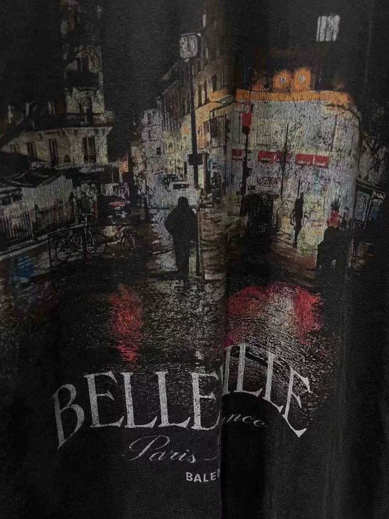 Balenciaga Balenciaga 24FW Black Washed Night Scene Parisian Aged Sho Size US L / EU 52-54 / 3 - 2 Thumbnail
