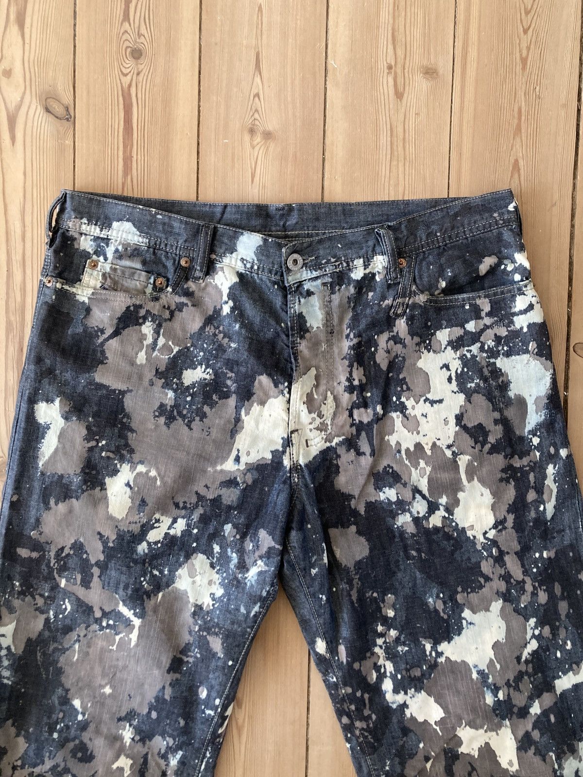 Diesel Rare wide fit diesel splash denim Size US 34 / EU 50 - 7 Thumbnail