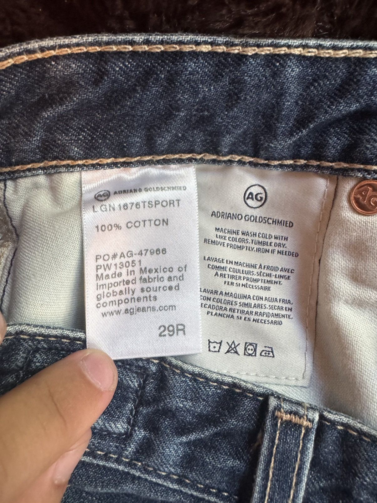 AG Adriano Goldschmied Brand New AG Adriano Goldshmied Jeans With Tags Size US 29 - 10 Thumbnail