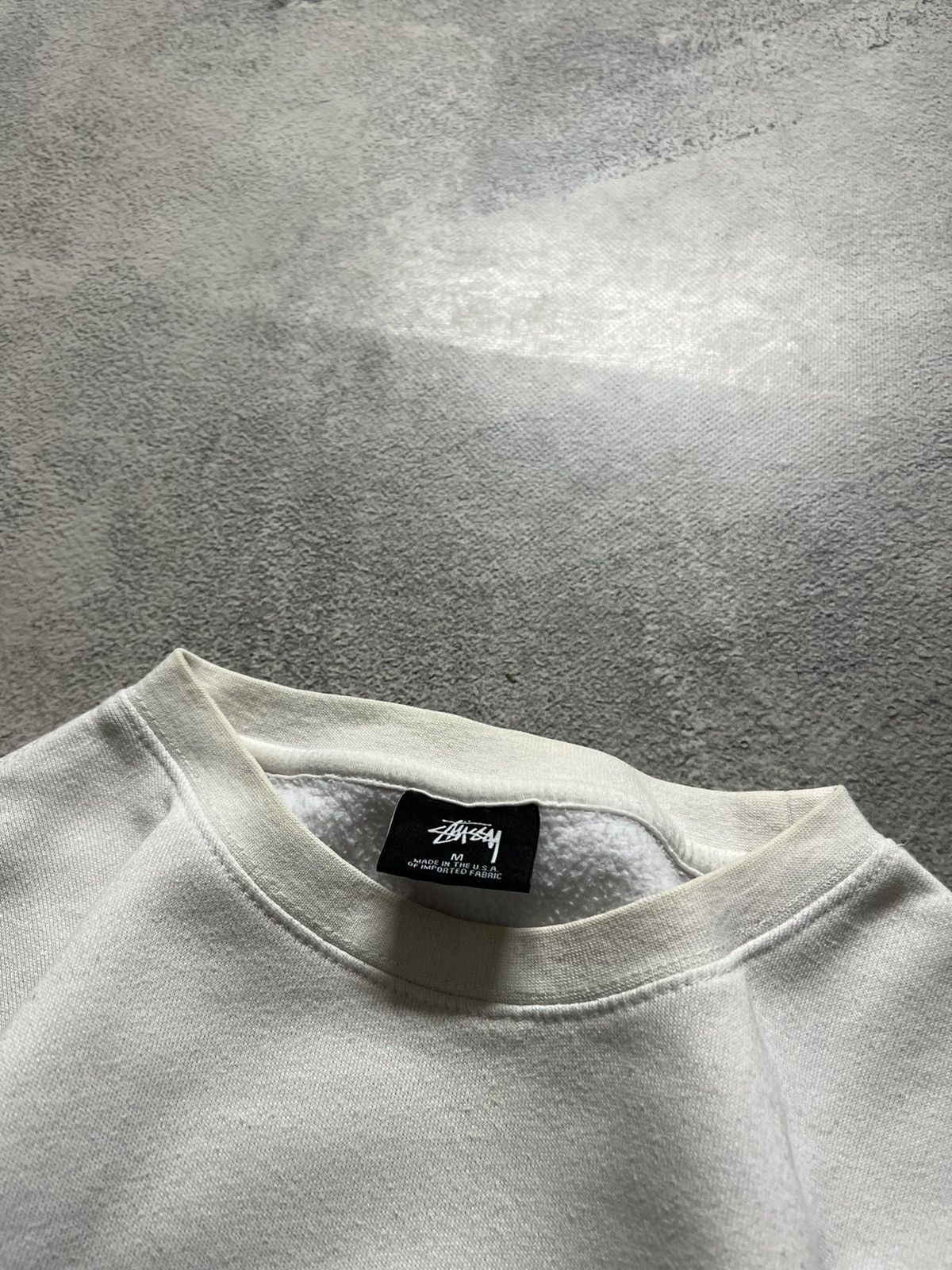 Stussy Vintage Y2k Stussy 🌸 California White 🤍 USA Sweatshirt 00’s Size US M / EU 48-50 / 2 - 12 Thumbnail