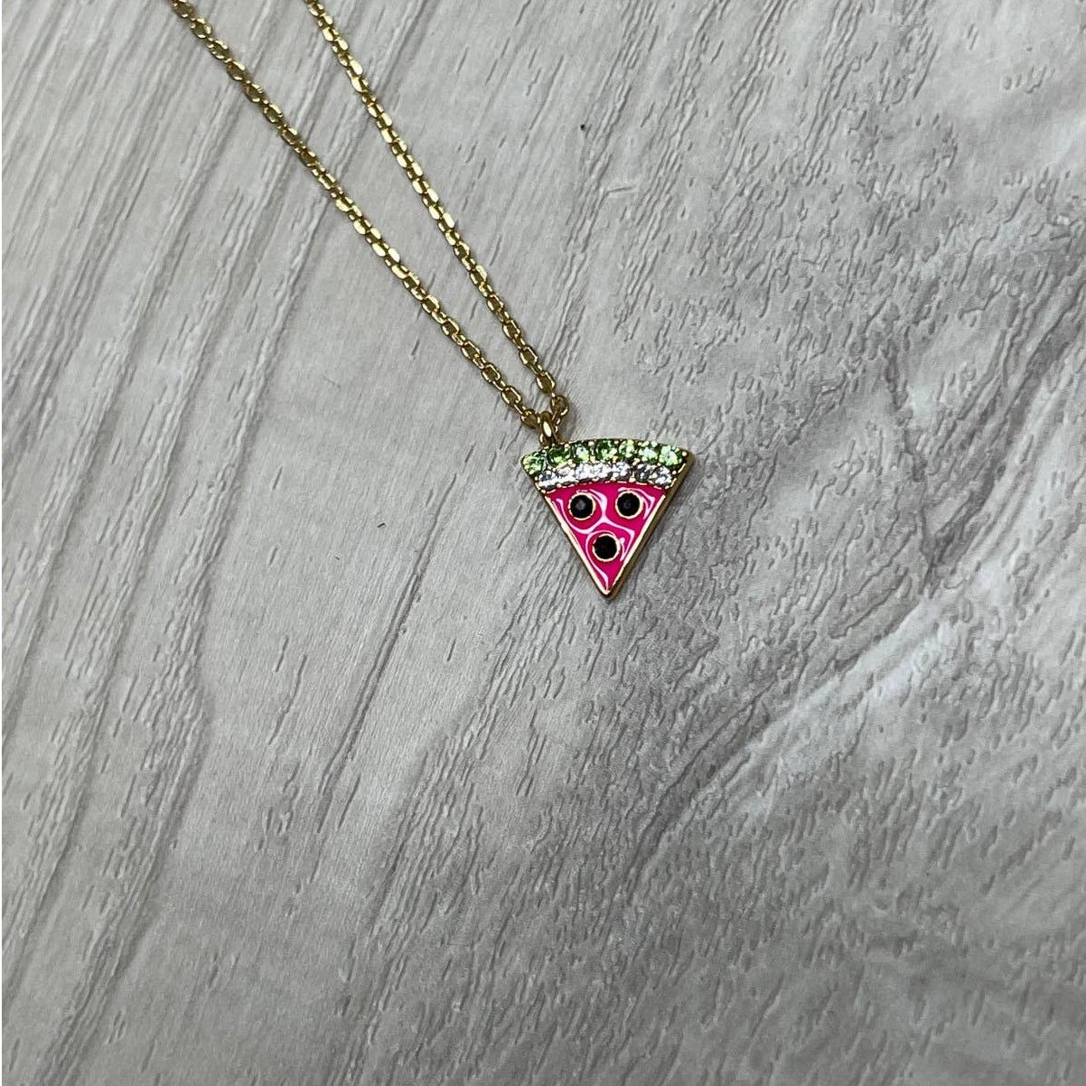 Kate Spade Kate Spade Picnic Perfect Watermelon Mini Pendant Necklace Size ONE SIZE - 3 Thumbnail