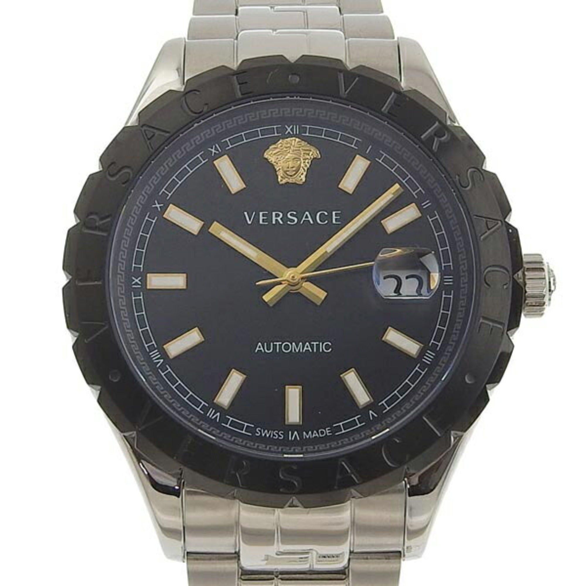 image of Versace Men's Automatic Ss in Black