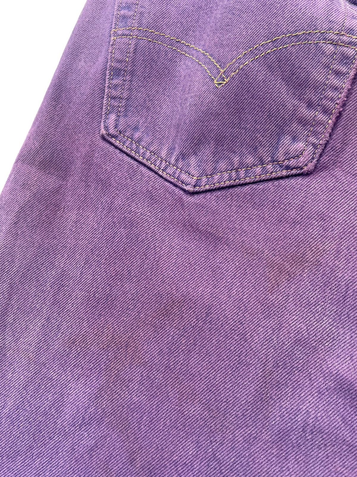 Levi's × Vintage Vintage 1997 Levis 501 e Purple Size 30" / US 8 / IT 44 - 11 Thumbnail
