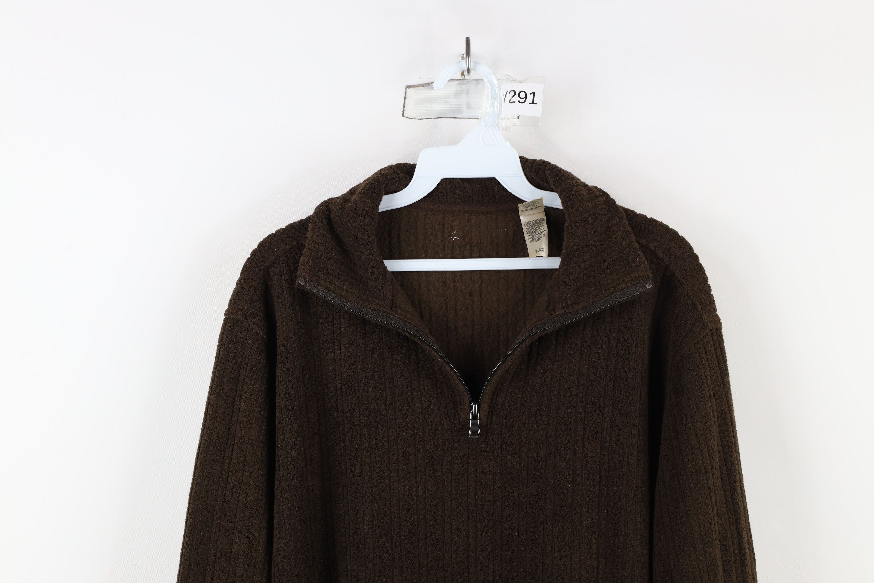 Vintage Vintage 90s Streetwear Fleece Half Zip Pullover Sweater Size US L / EU 52-54 / 3 - 2 Thumbnail