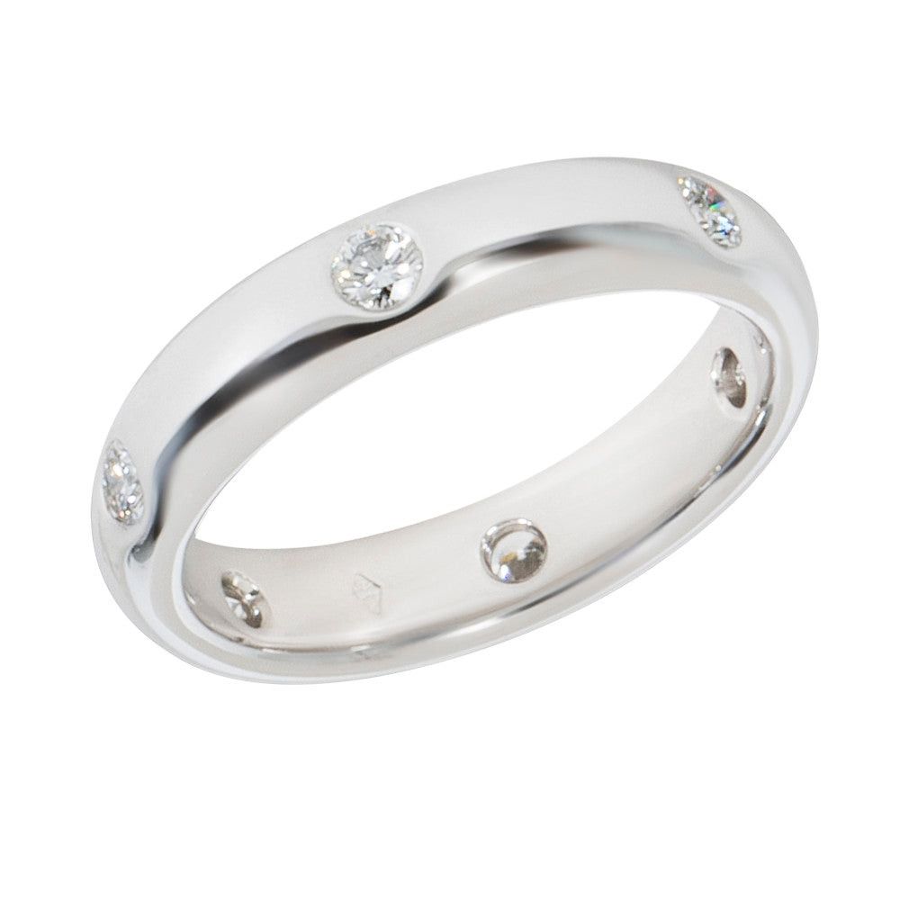 image of Cartier Stella Diamond Ring In 18K White Gold (0.30 Ctw), Women's