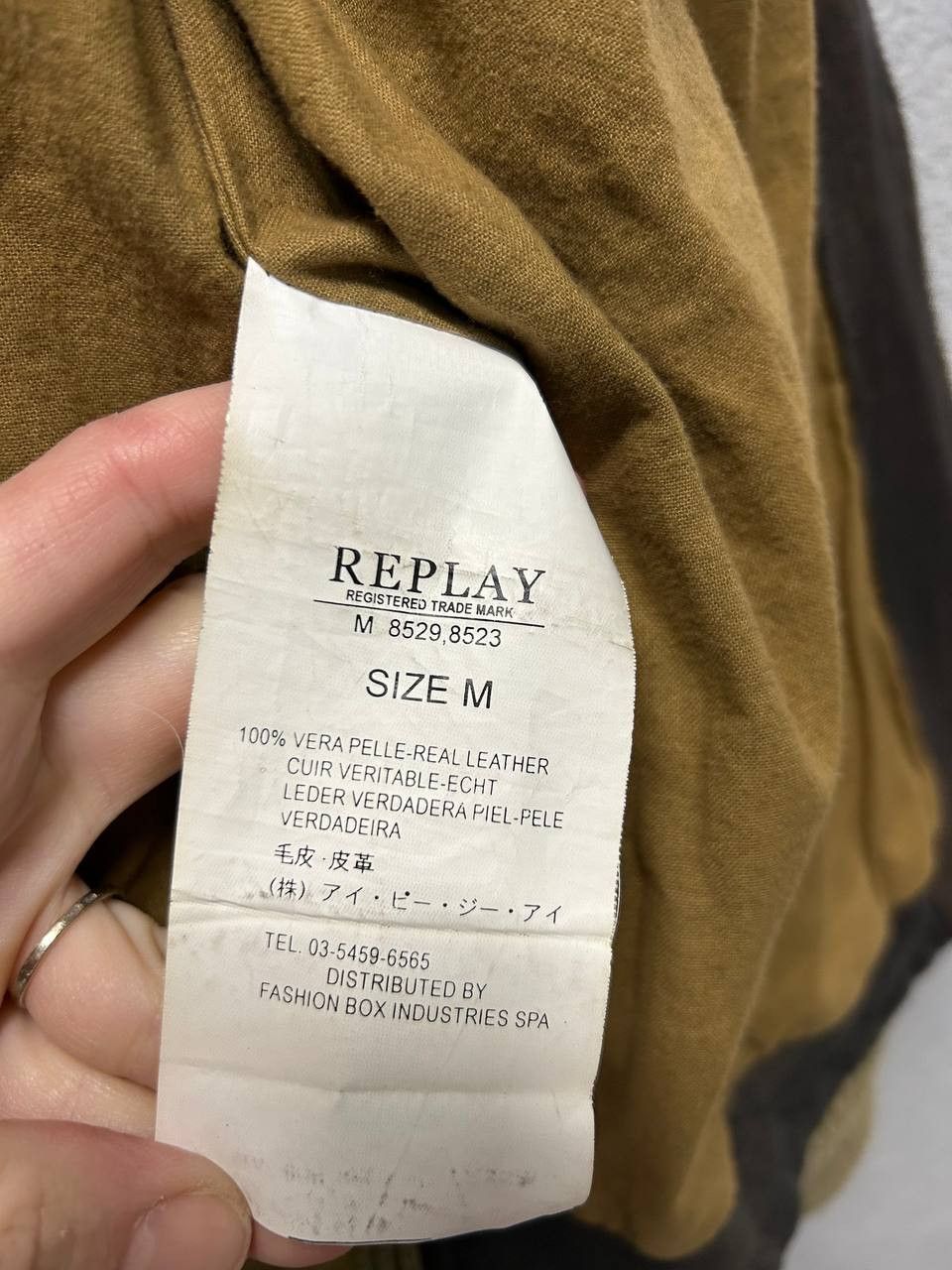 Replay Vintage Replay Hell Drivers Club mens leather jacket M Size US M / EU 48-50 / 2 - 15 Thumbnail
