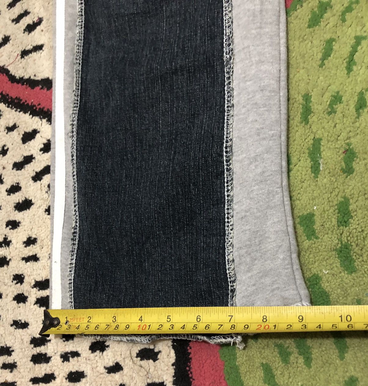 Converse Super RARE !!!Vintage 90s Converse hybrid pants jogger+denim Size 29" - 9 Thumbnail