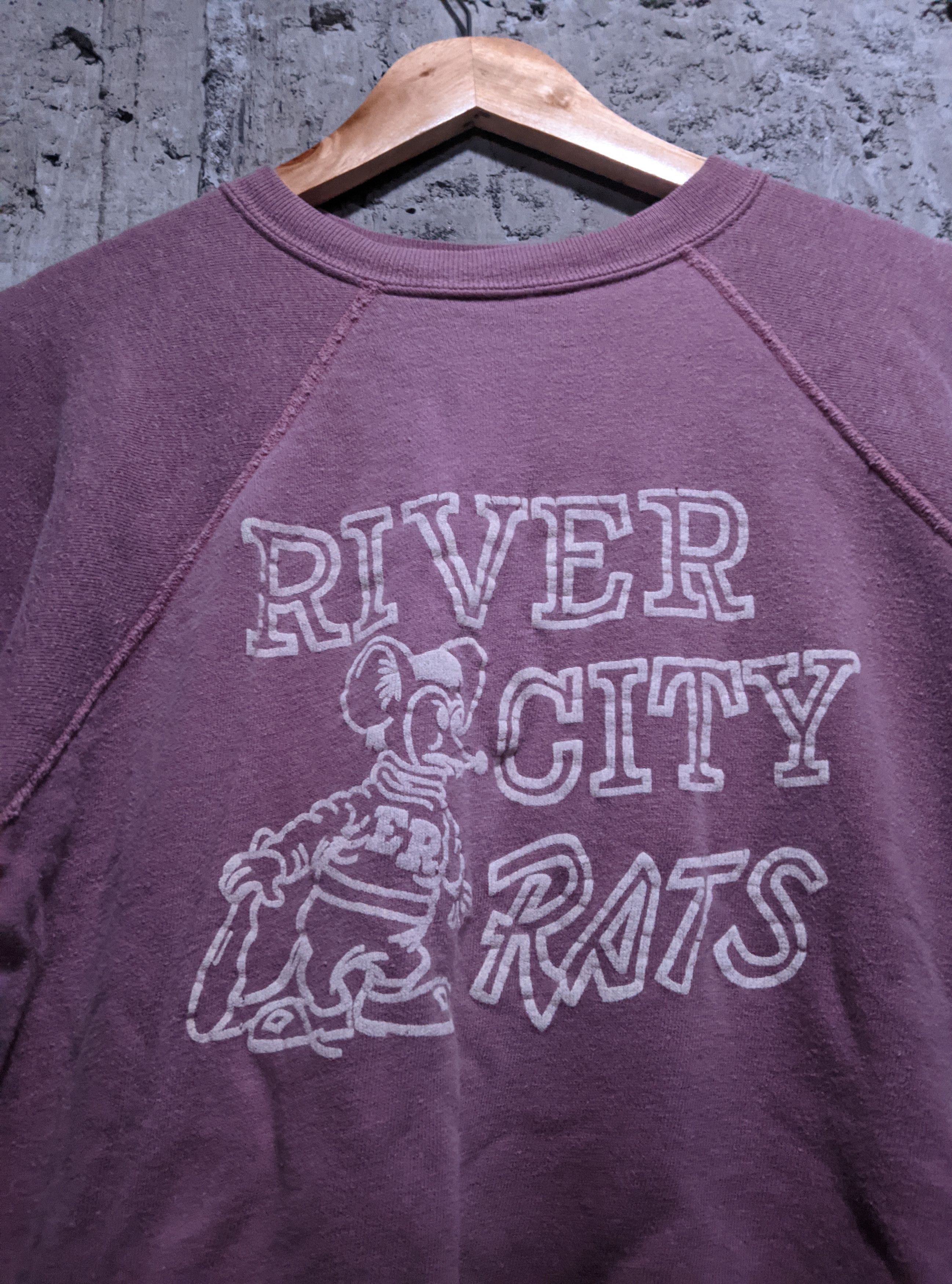 Vintage Vintage 50s short sleeve sweatshirt river city rats Size US M / EU 48-50 / 2 - 3 Thumbnail