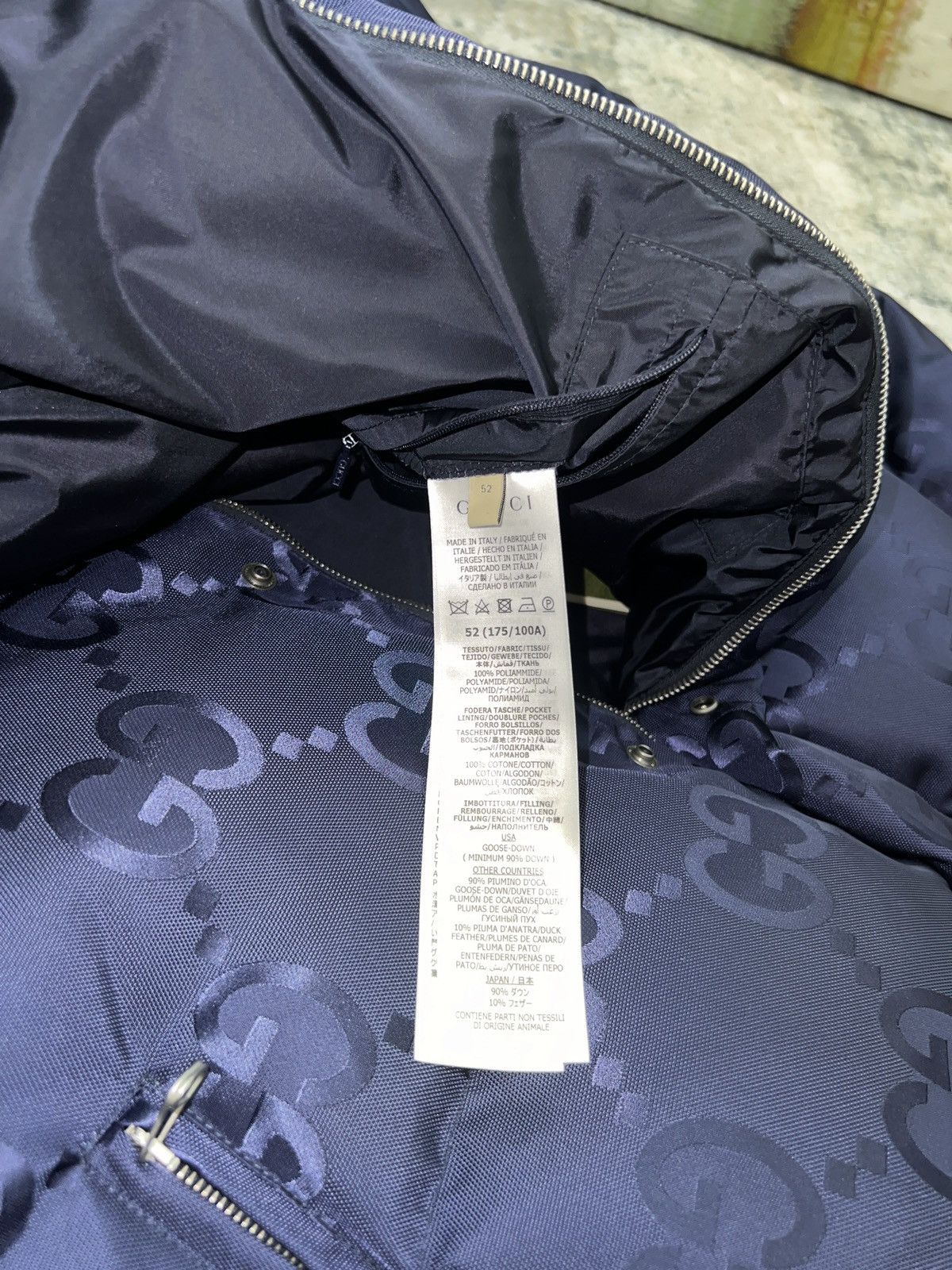 Gucci Gucci jumbo logo jacket 54 Size US L / EU 52-54 / 3 - 9 Thumbnail