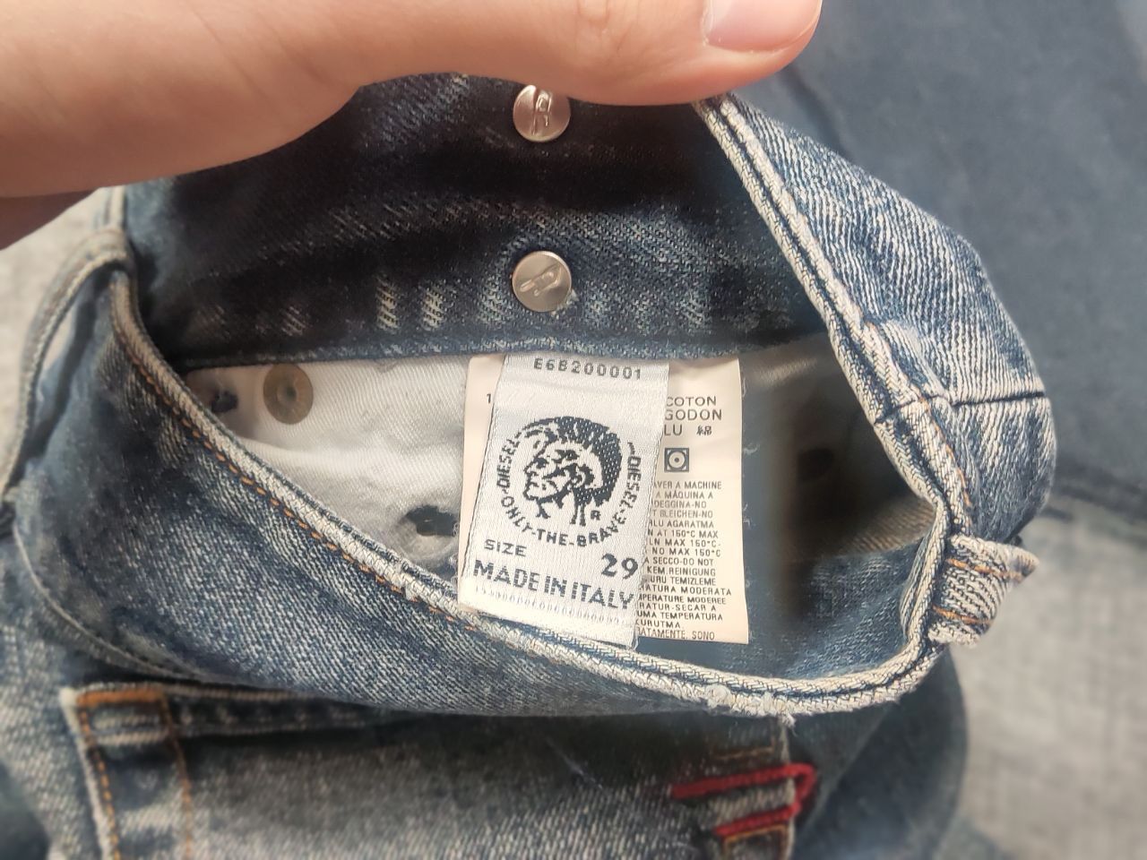 Diesel Vintage Diesel Belted low Rise jeans Flared bootcut Y2K Size 29" - 15 Thumbnail