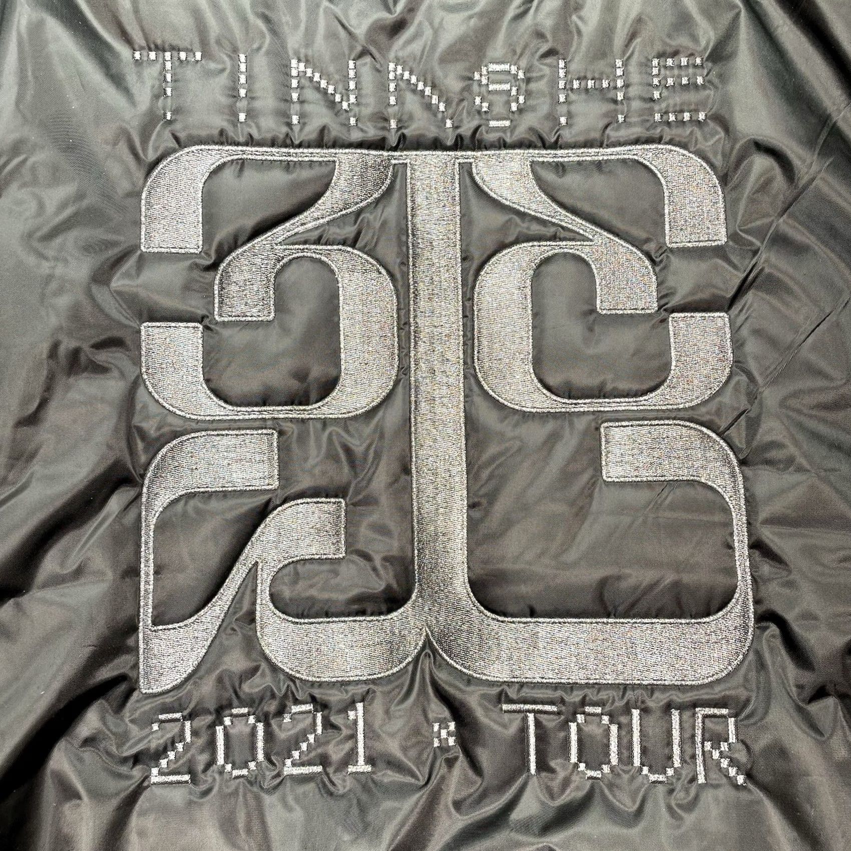 Vintage VINTAGE Tinashe Jacket Mens L Black Bomber Zip-Up 333 Tour Crew 2021 R&B Pop Alternative Stunners Size US L / EU 52-54 / 3 - 2 Thumbnail