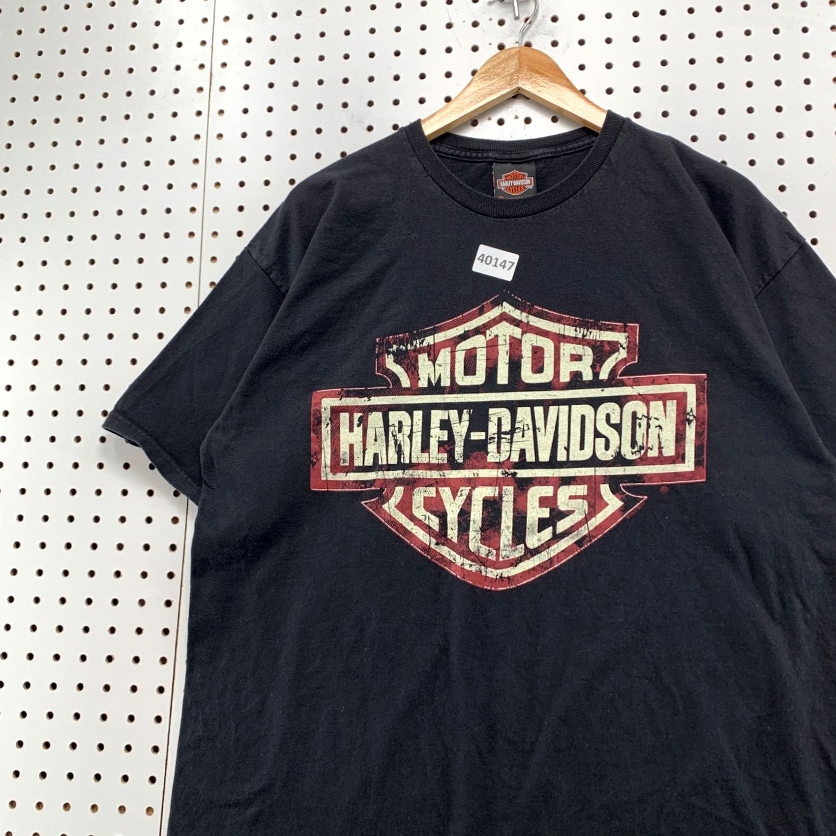 Harley Davidson Harley-Davidson Shirt Mens XL Black Fox Rivers ST Charles Illinois 23x28.5 Size US XL / EU 56 / 4 - 5 Thumbnail