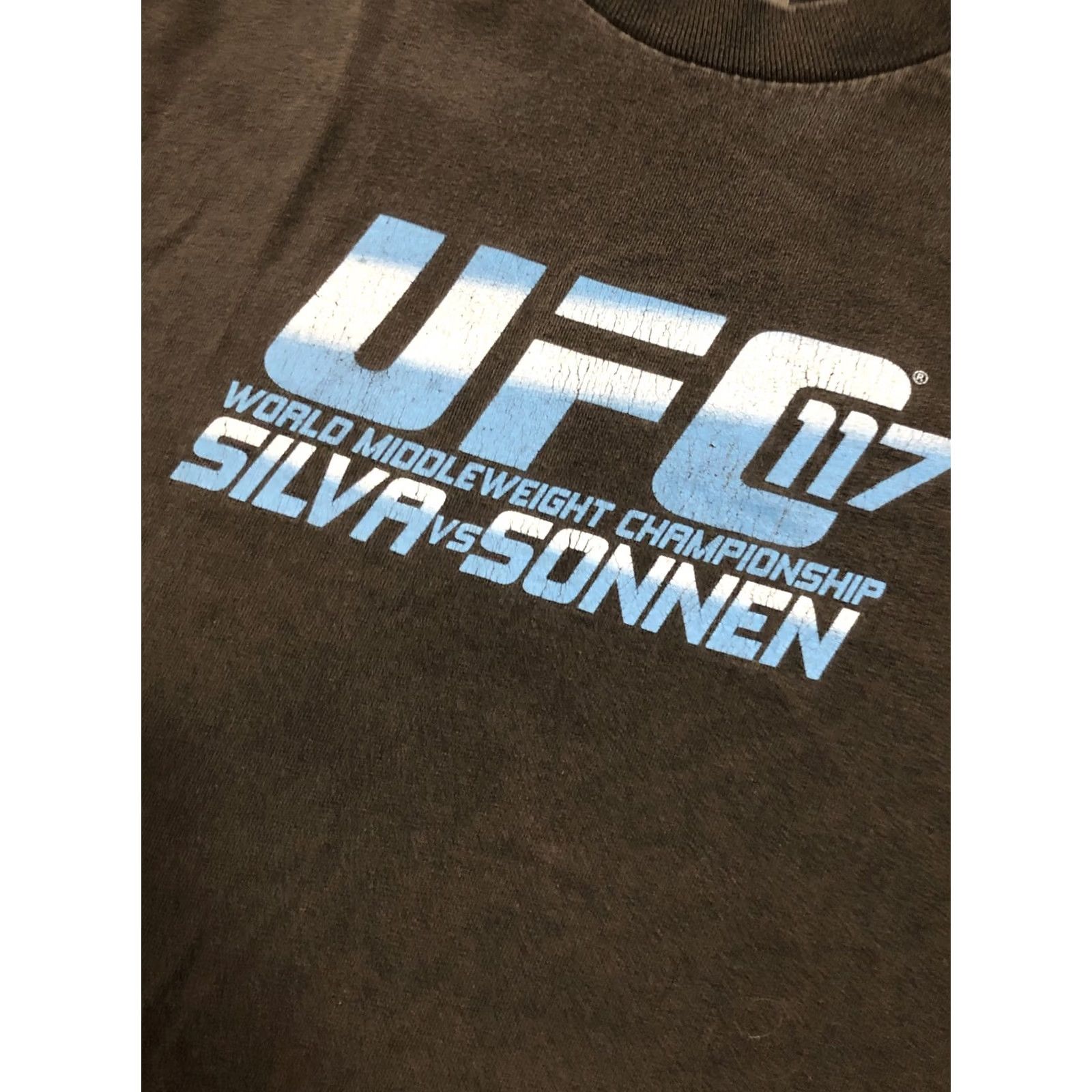 UFC UFC Silva & Sonnen 2012 UFC 117 T-shirt Double Sided Middleweight Championship XL Black Size US XL / EU 56 / 4 - 7 Thumbnail