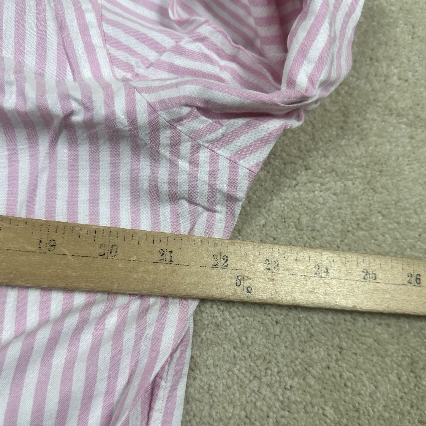 Polo Ralph Lauren Polo Ralph Lauren Button Up Shirt Mens Medium Pink Striped Size US XXL / EU 58 / 5 - 6 Thumbnail