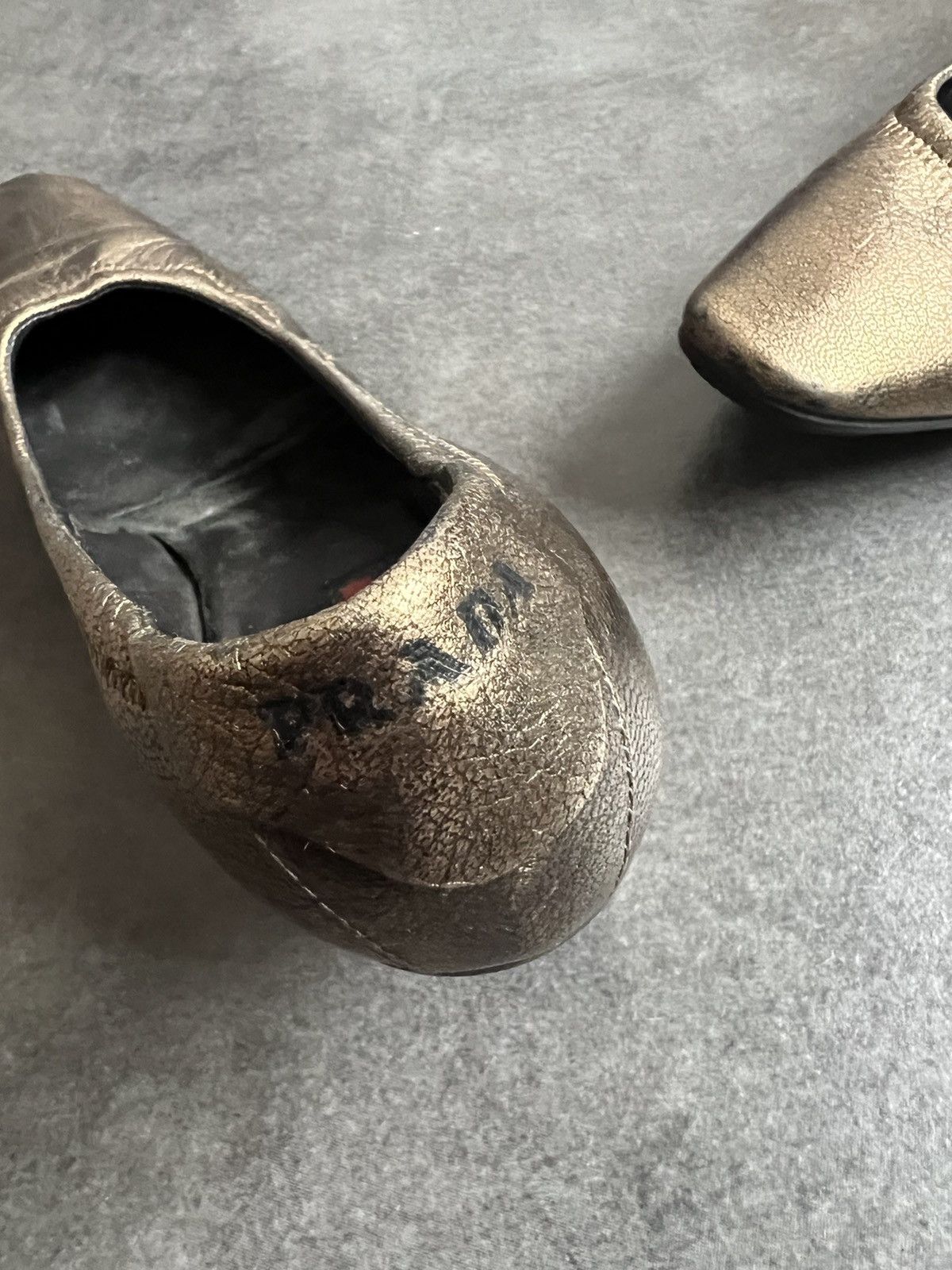 Miu Miu × Prada × Vintage PRADA Sport Ballets Kitten Heels Mules Toe Size US 5 / IT 35 - 3 Thumbnail