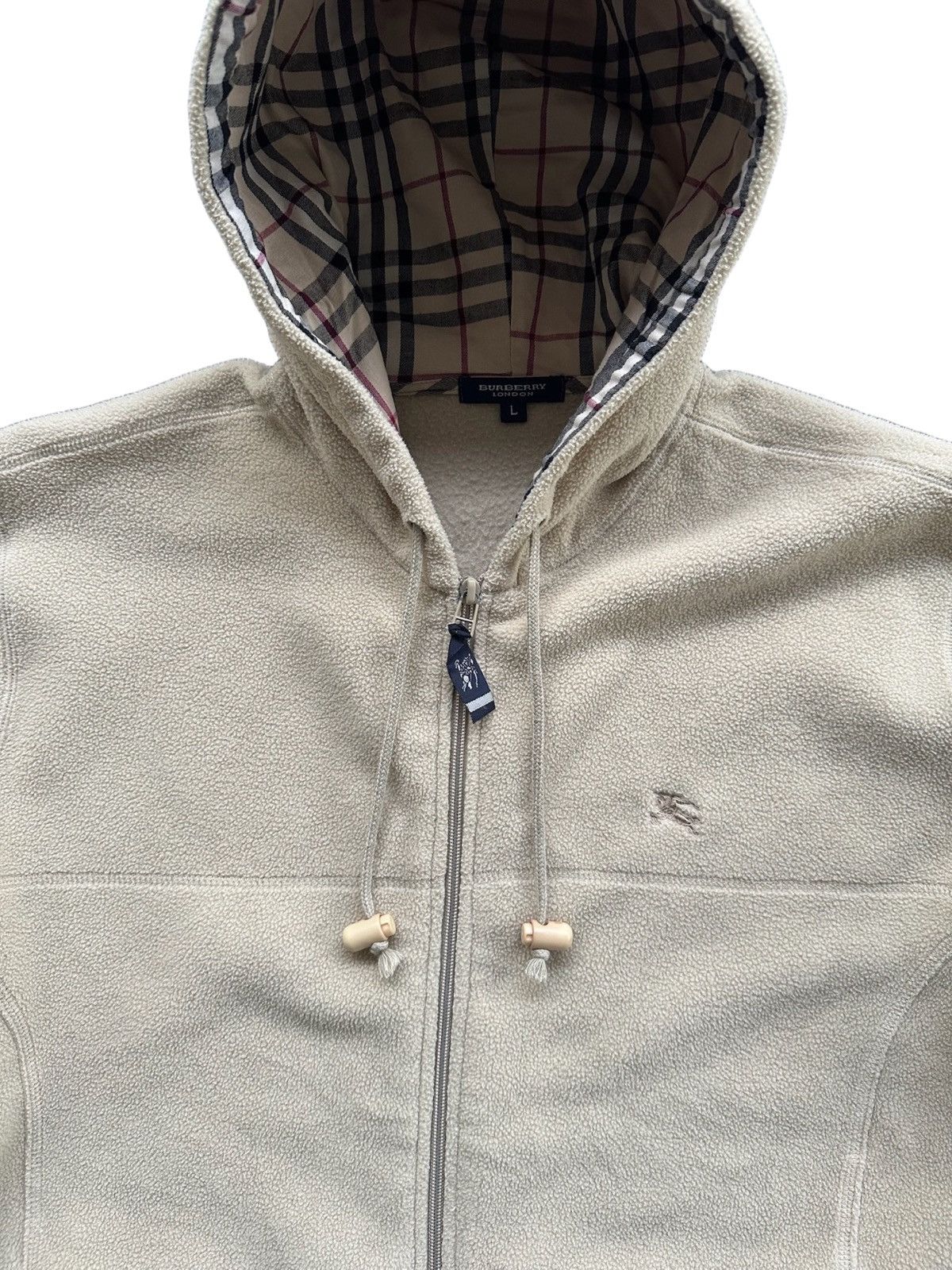 Burberry Burberry London Hooded Fleece Jacket Size US L / EU 52-54 / 3 - 4 Thumbnail