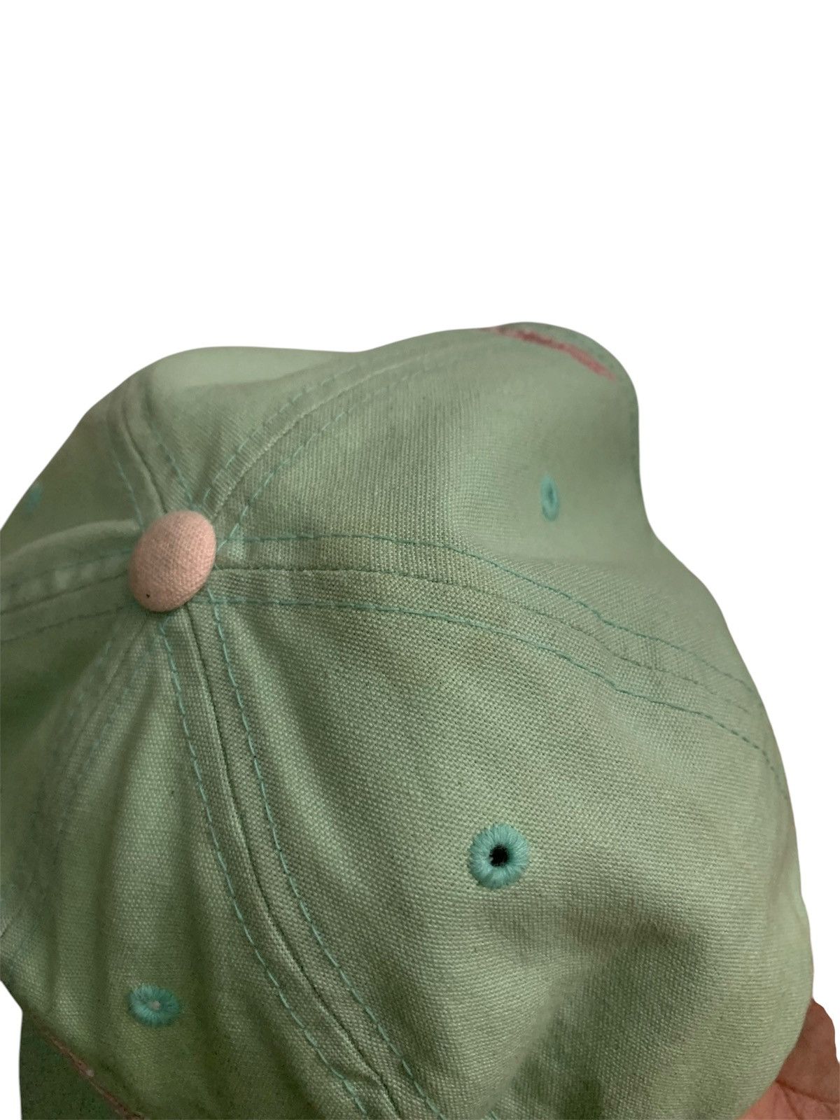 Rick Owens × Stussy Stussy Crown Low Pro Cap Turquoise Dad Hat Skate Style Size ONE SIZE - 10 Thumbnail