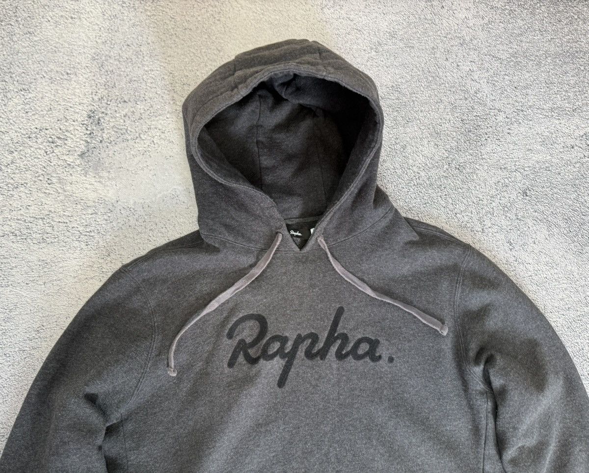 Rapha Rapha Logo Pullover Hoodie MenL Charcoal Marl Cycling Hooded Size US L / EU 52-54 / 3 - 4 Thumbnail