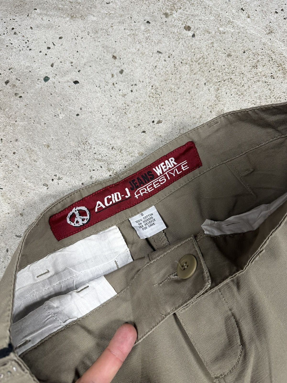 If Six Was Nine × Japanese Brand × Vintage Vintage Y2K Flare Baggy Cargo Brown Pants Bootcut Size US 28 / EU 44 - 7 Thumbnail