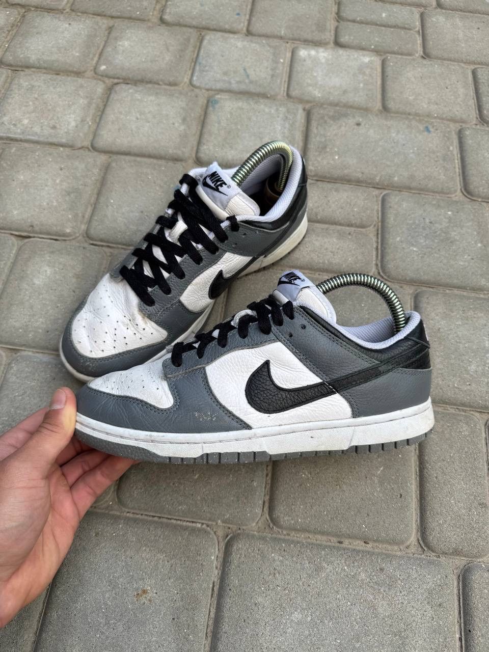 Nike Nike Dunk Low By You White Cool Grey Black Men Rare Size 6 Size US 7.5 / EU 40-41 - 4 Thumbnail