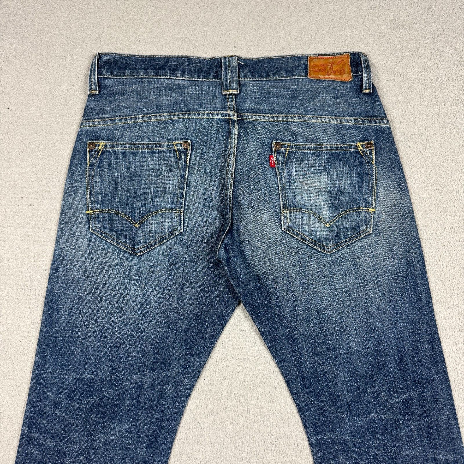 Levi's Vintage Clothing VTG Levi's RED Jeans W34 L30 Bootcut Distressed Indigo Denim Size US 34 / EU 50 - 8 Thumbnail