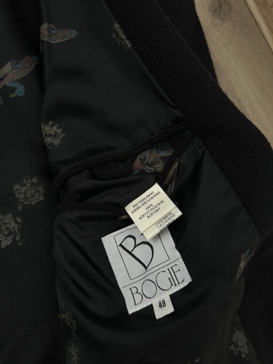 Boggi × Vintage Vintage Bogie Wool Coat Black Cashmere Black Jacket Size US M / EU 48-50 / 2 - 11 Thumbnail