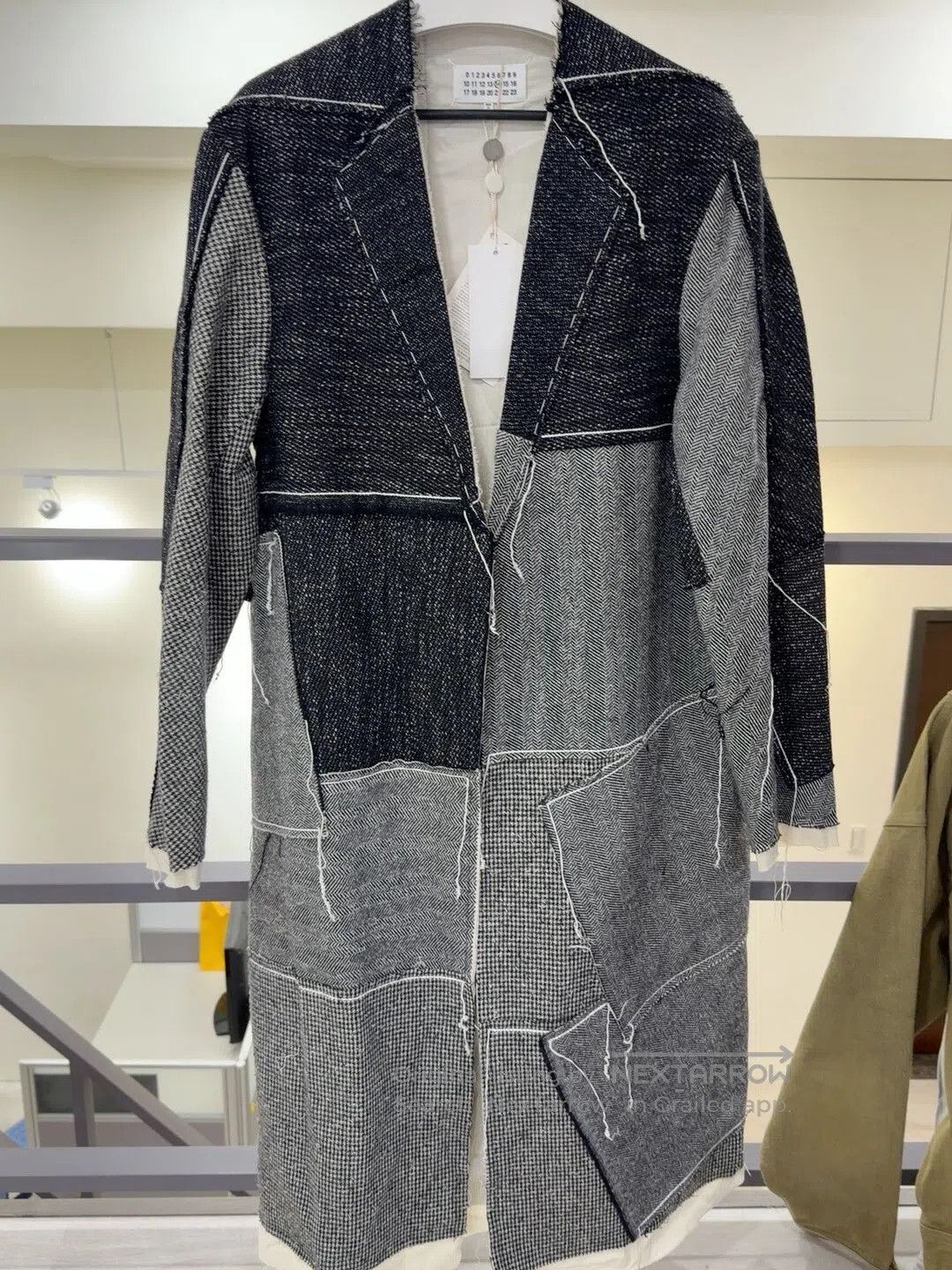 Maison Margiela Maison Margiela Black and White Coat. Size US S / EU 44-46 / 1 - 1 Thumbnail