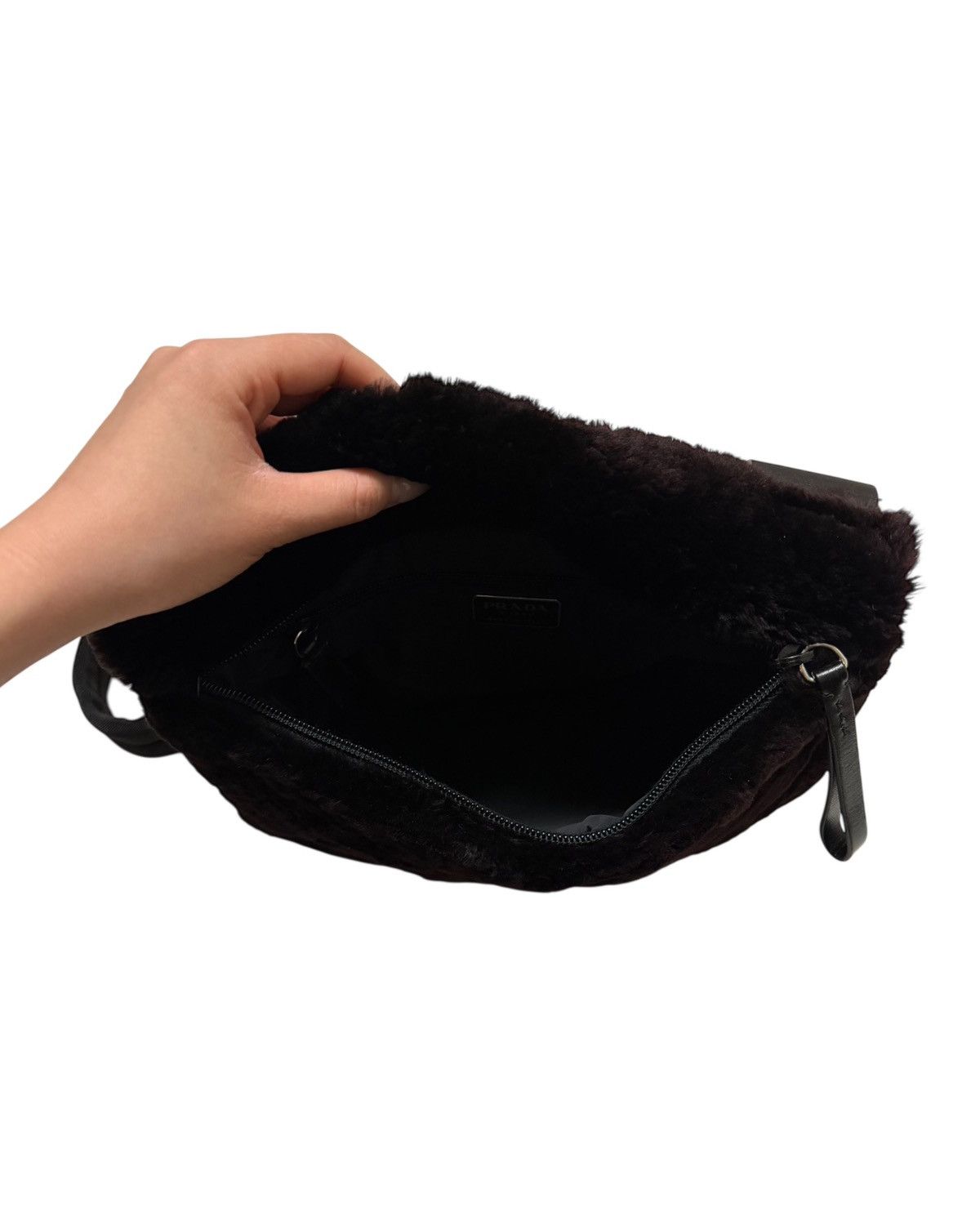 Prada PRADA Fall Winter 1999 Fur & Mesh Shoulder Bag Size ONE SIZE - 5 Thumbnail