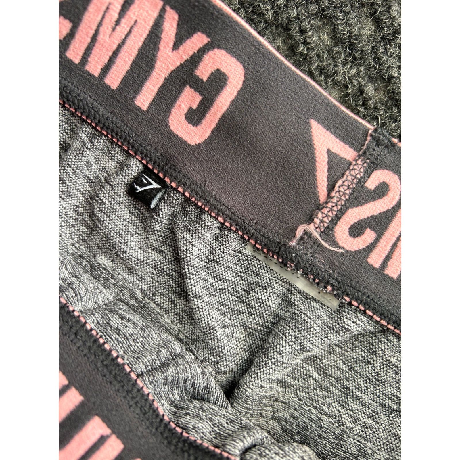 Gymshark Gymshark Flex Leggings Women M Gray Two tone Seamless Contour Fit Athletic Sportswear Yoga Gym & Training Size 32" / US 10 / IT 46 - 6 Thumbnail