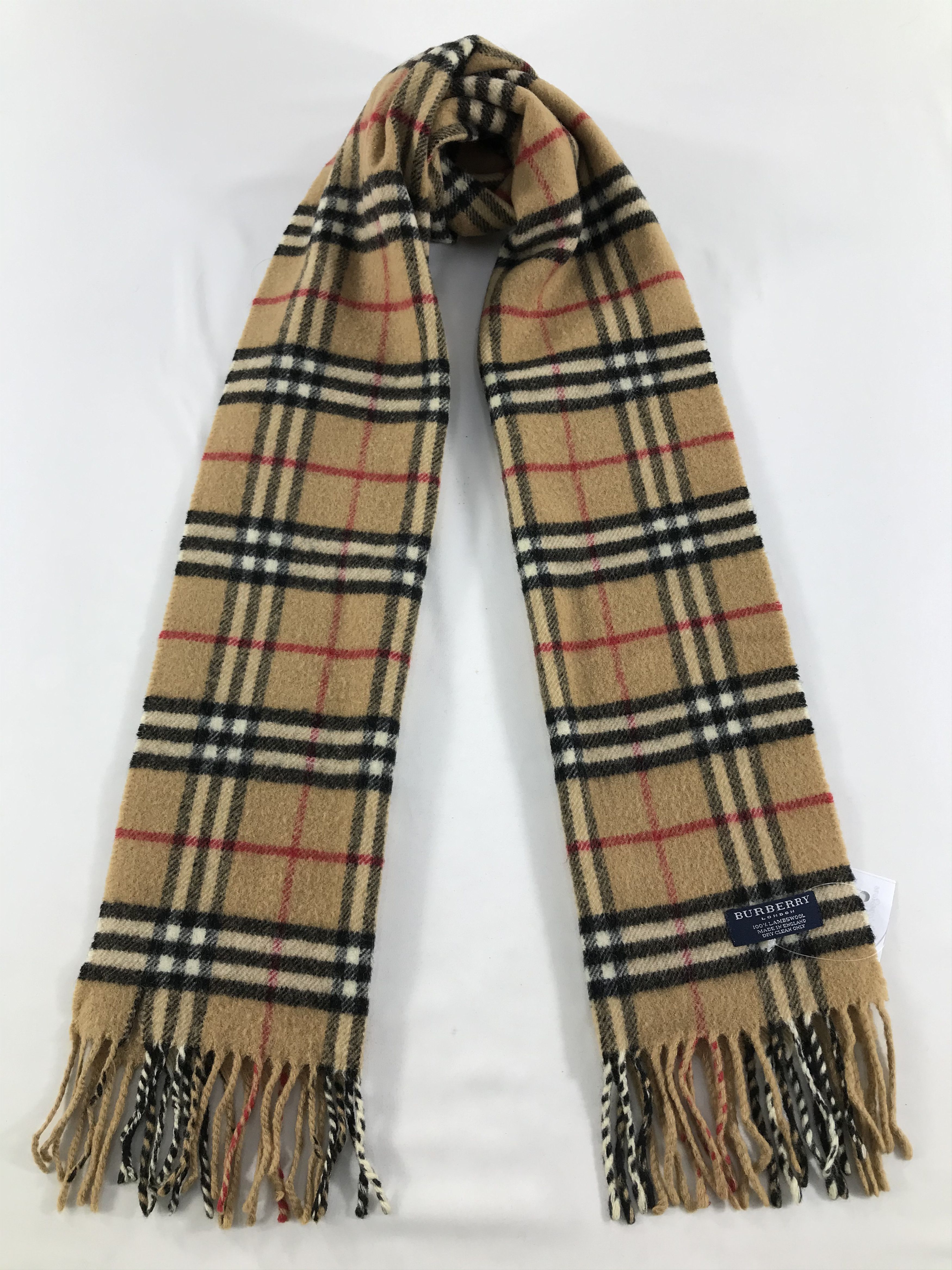 Burberry Vintage Burberry Scarf/Muffler/Neckwear MF1200 Size ONE SIZE - 1 Thumbnail