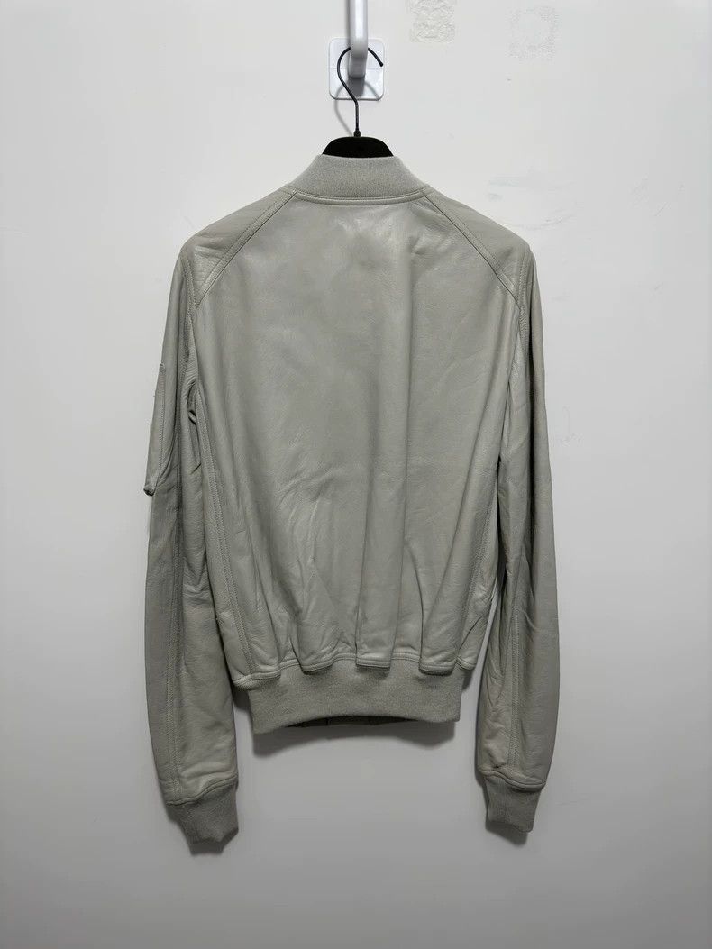 Rick Owens rick owens leather bomber jacket in gray-2508 Size US M / EU 48-50 / 2 - 2 Thumbnail