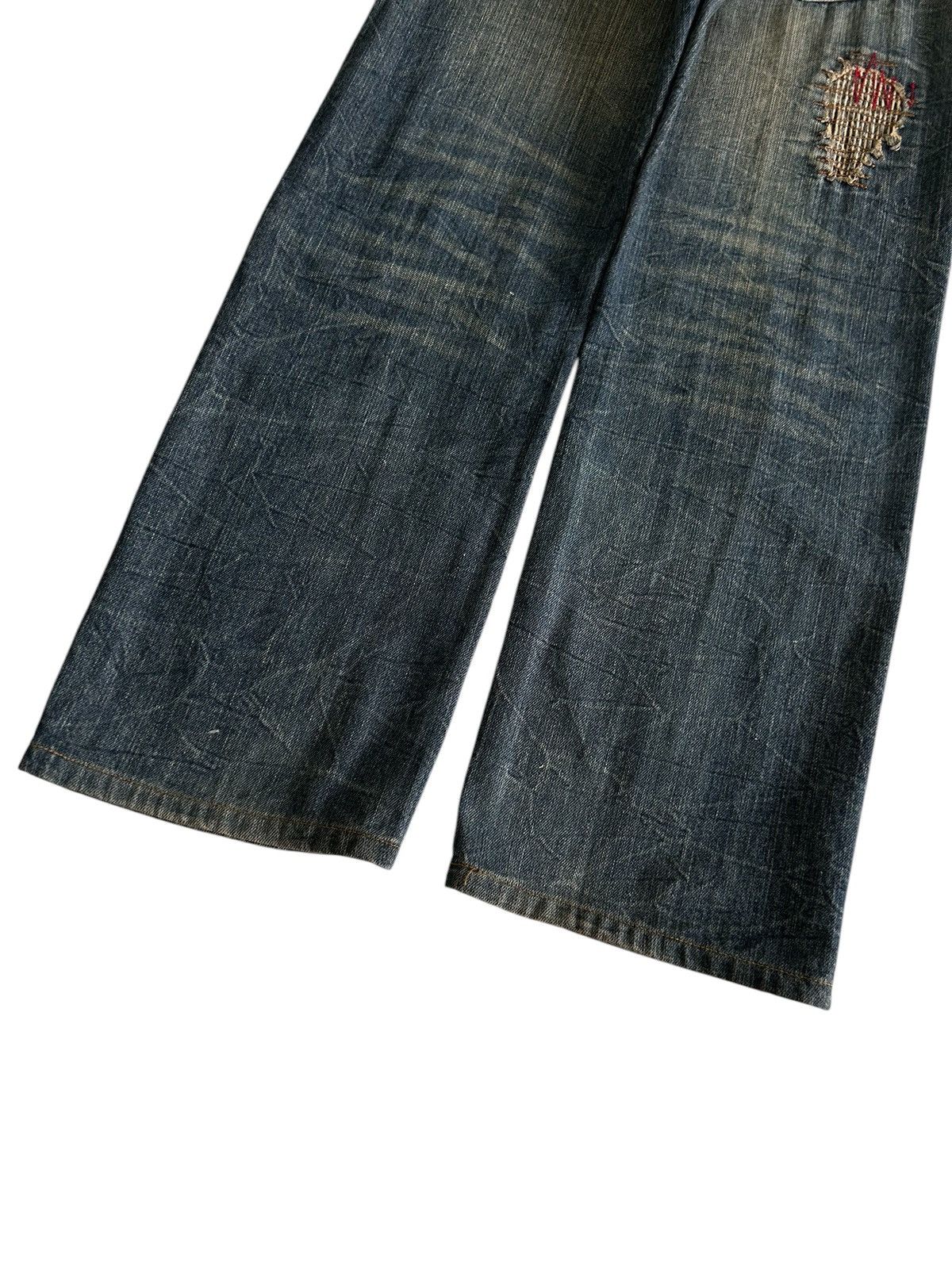 Japanese Brand × Vintage Vintage PIKO SURF "Aloha" Distressed Regular Fit Jeans Size US 31 - 7 Thumbnail