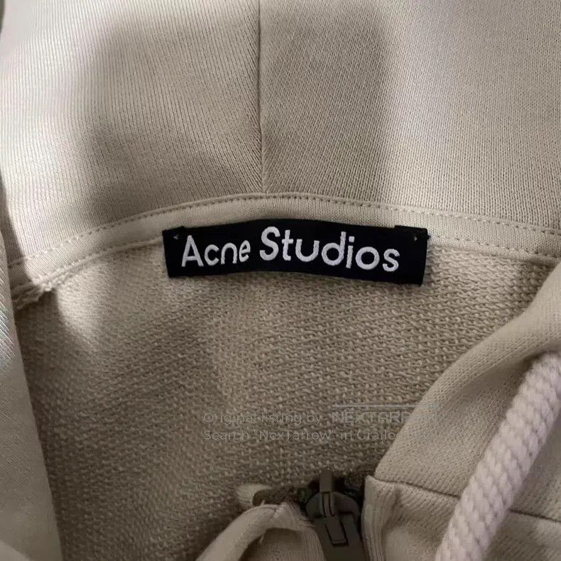 Acne Studios Acne Studios Classic Square Embroidery Smile Solid Zip Hoo Size US L / EU 52-54 / 3 - 3 Thumbnail
