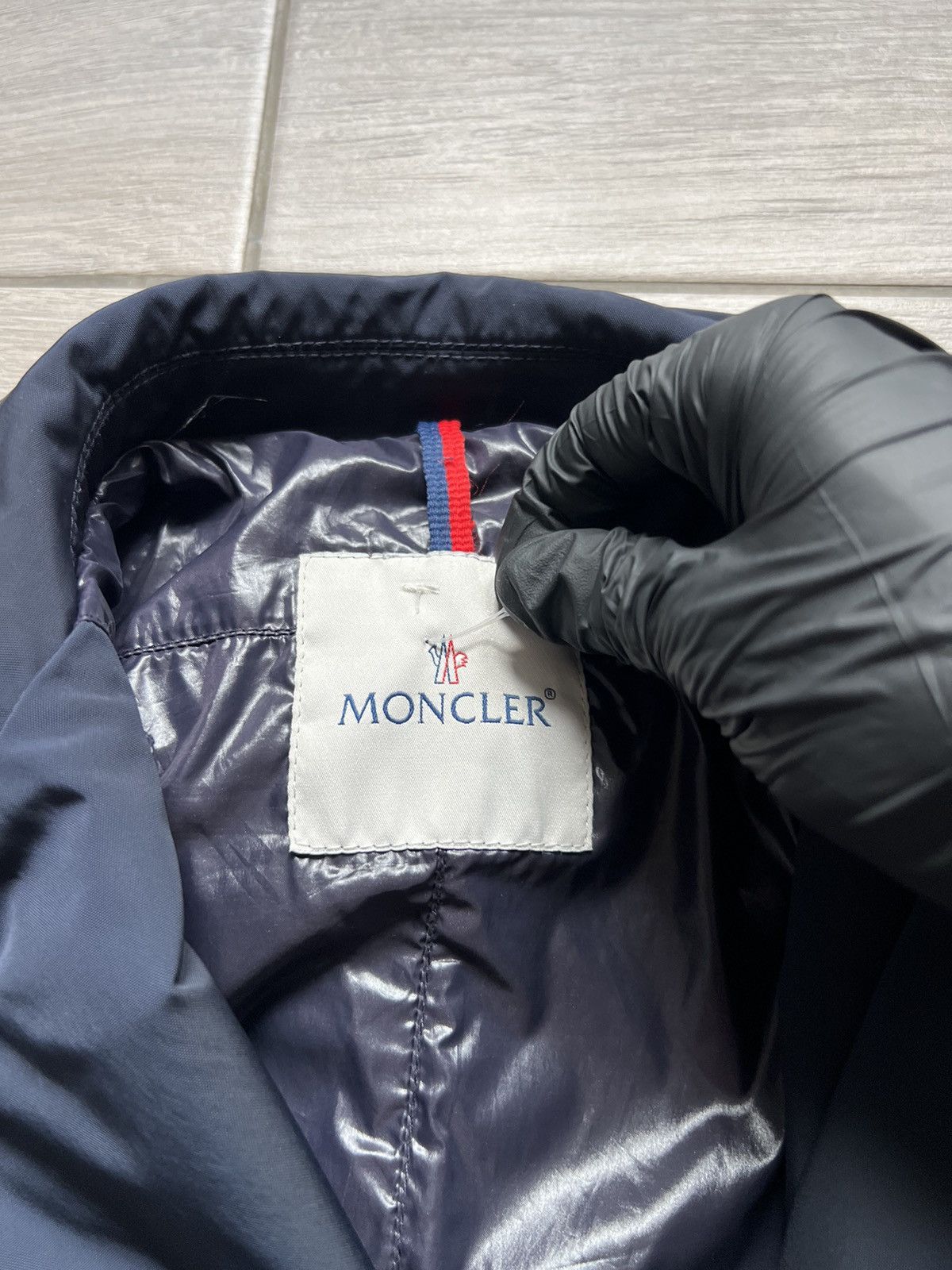 Moncler Moncler Jacket Navy Nylon Biker Chateaubriand Vintage Size S / US 4 / IT 40 - 7 Thumbnail