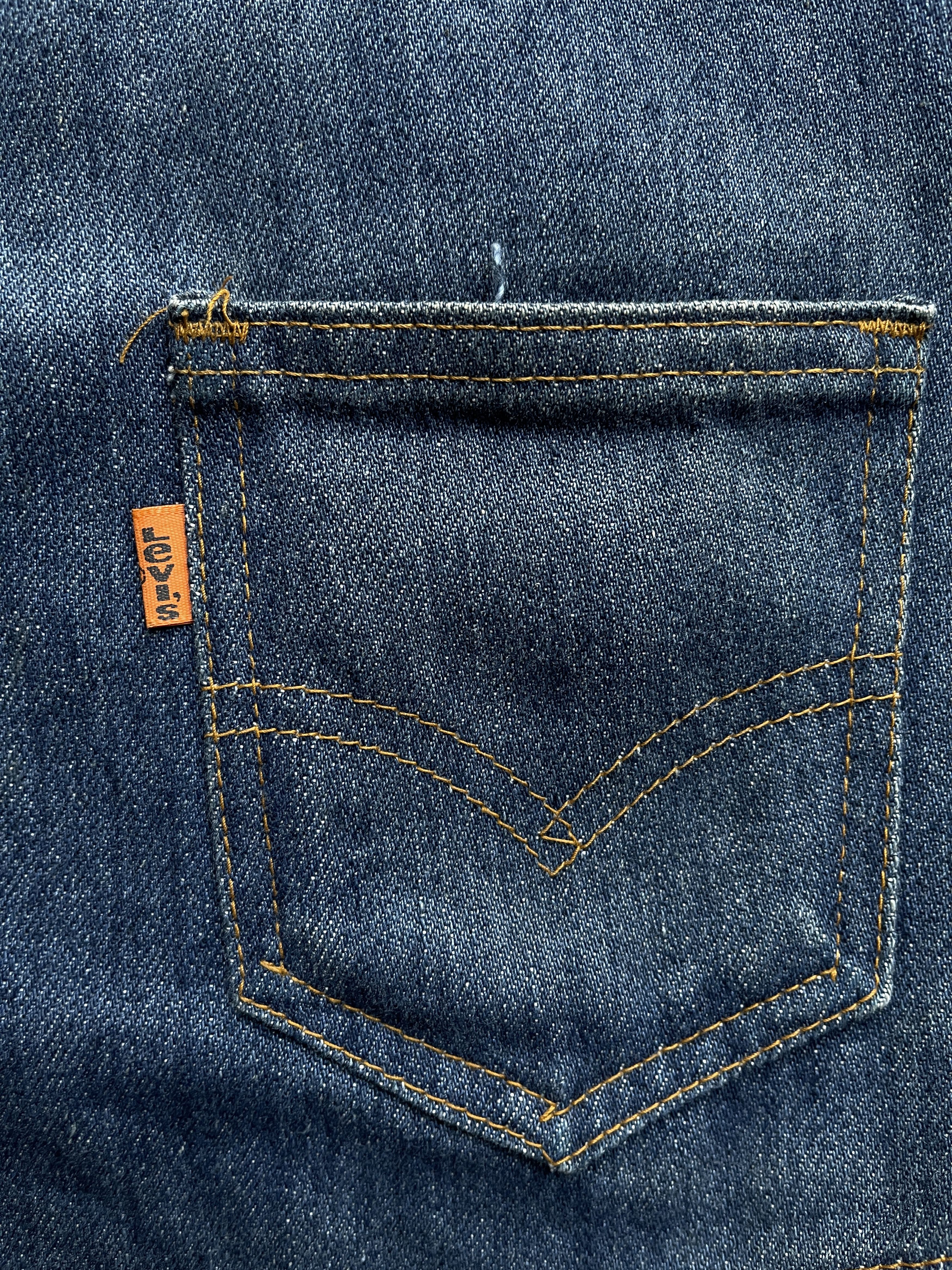 Levi's Vintage Clothing 1970's LEVI'S ORANGE TAB PATCHED DENIM VEST Size US S / EU 44-46 / 1 - 3 Thumbnail