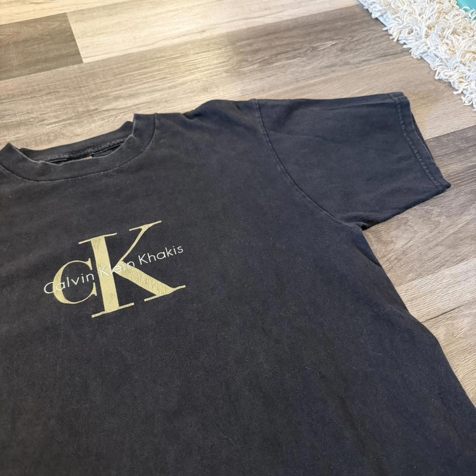 Calvin Klein vintage Calvin Klein khakis t shirt 00s L Size US L / EU 52-54 / 3 - 1 Thumbnail