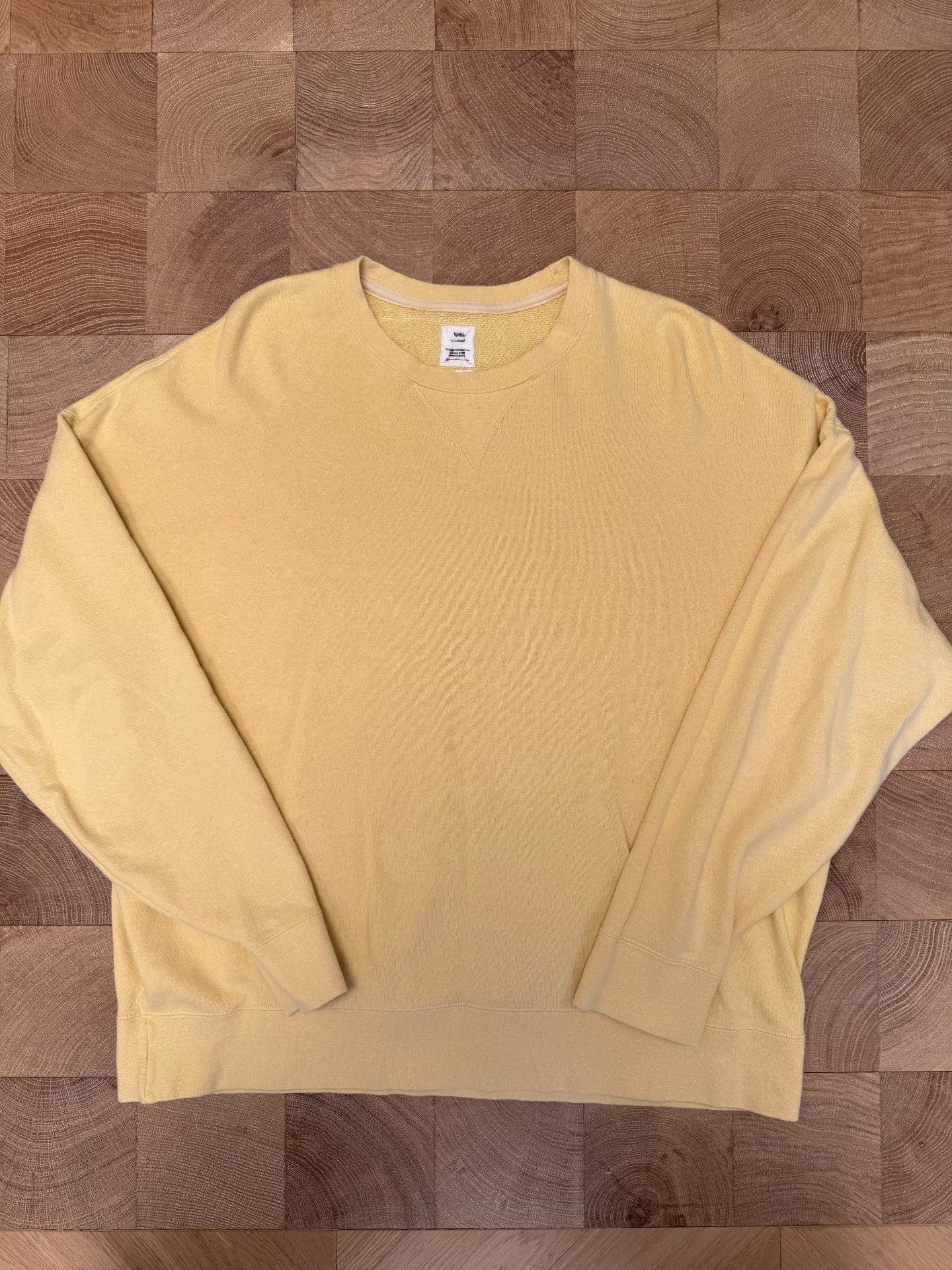 Visvim visvim Yellow Washed Hoodie Size US M / EU 48-50 / 2 - 1 Thumbnail