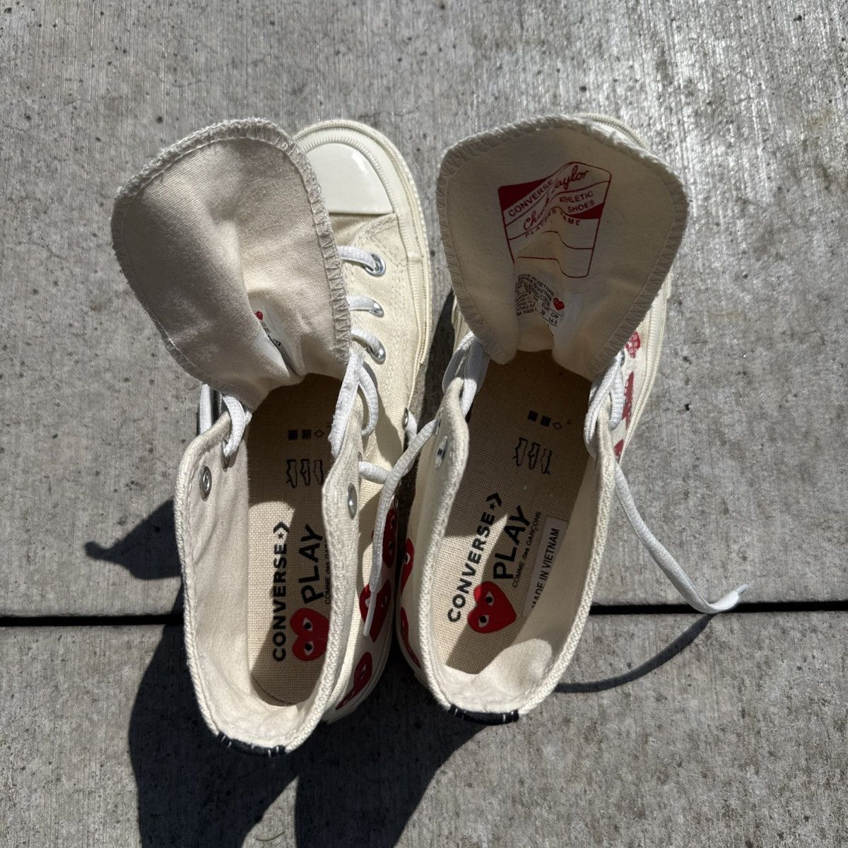 Comme des Garcons Comme des Garcons Play x Chuck 70 High Top Multi Heart Size US 6 / EU 39 - 5 Thumbnail