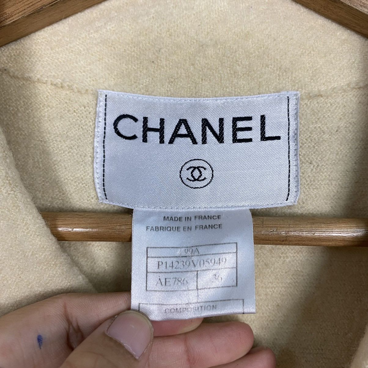 Chanel 🔥VINTAGE LONG JACKET DRESS BUTTON CHANEL WOOL Size XS / US 0-2 / IT 36-38 - 17 Thumbnail