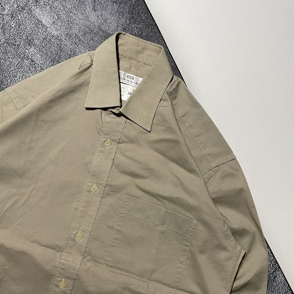 Balenciaga Vintage Balenciaga Shirts BB Embrodiered Size US L / EU 52-54 / 3 - 3 Thumbnail