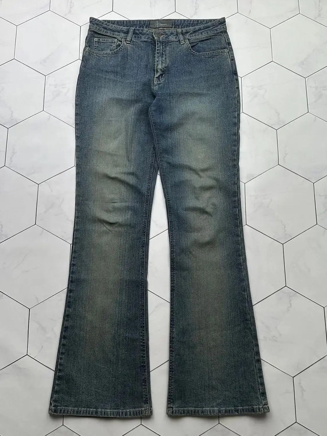 Vintage Vintage Faded Flare Jeans (B524)E2 Size US 30 / EU 46 - 1 Thumbnail