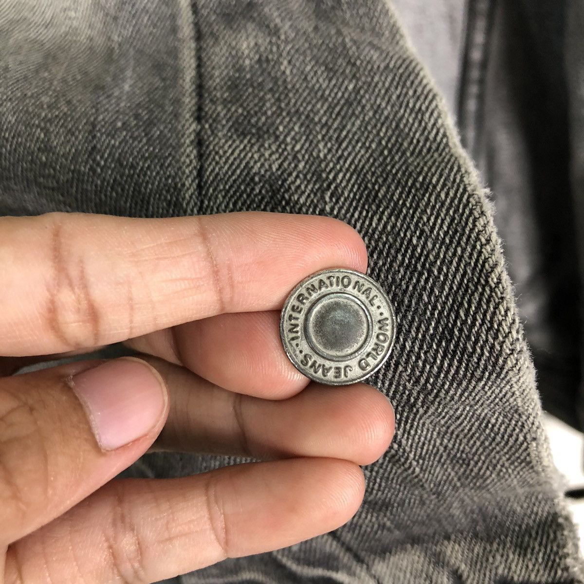 Japanese Brand Vintage Chore Denim Jacket Trucker The Fabulous IsseyMiyake Size US L / EU 52-54 / 3 - 17 Thumbnail