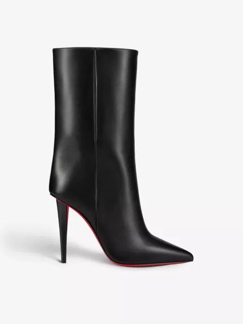 Christian Louboutin o1s1wg110924 Ankle Boots in Black Size US 7 / IT 37 - 1 Thumbnail