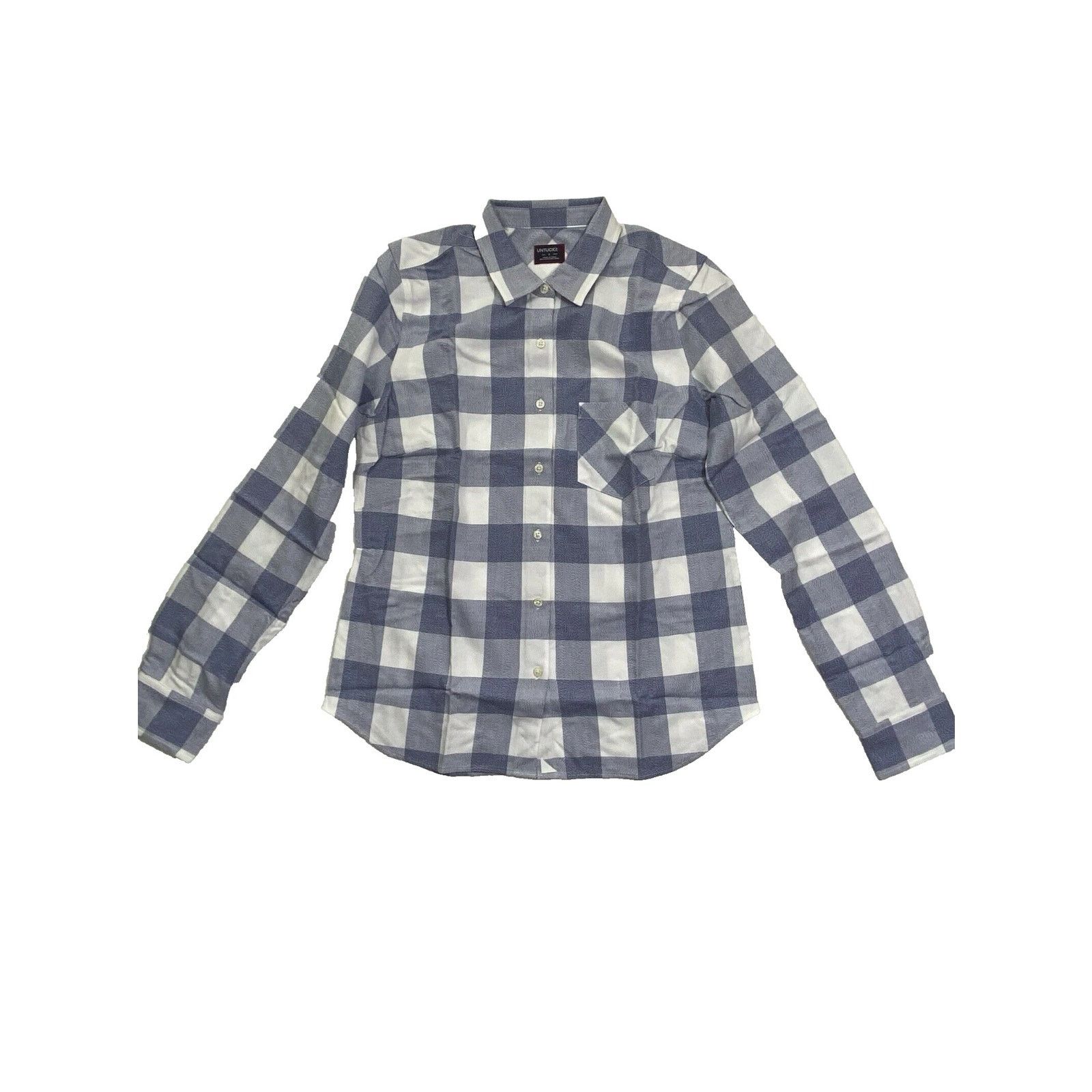 UNTUCKit Untuckit · Womens Size 18 Volnay Plaid Button-Up Shirt · New Size S / US 4 / IT 40 - 2 Thumbnail