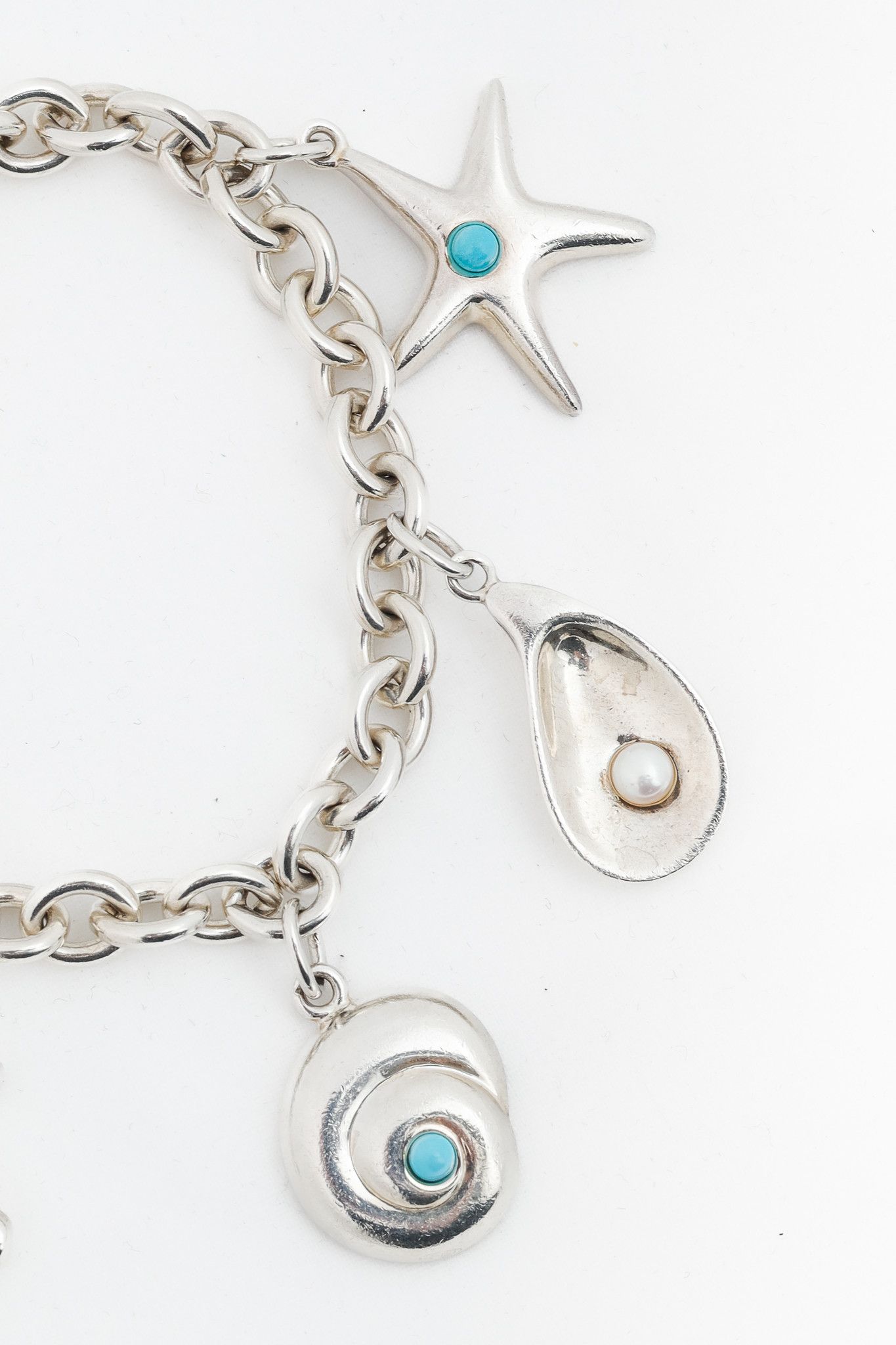 Tiffany & Co. Tiffany & Co. Sea Life Sterling Silver Chain Charm Bracelet Size ONE SIZE - 2 Thumbnail