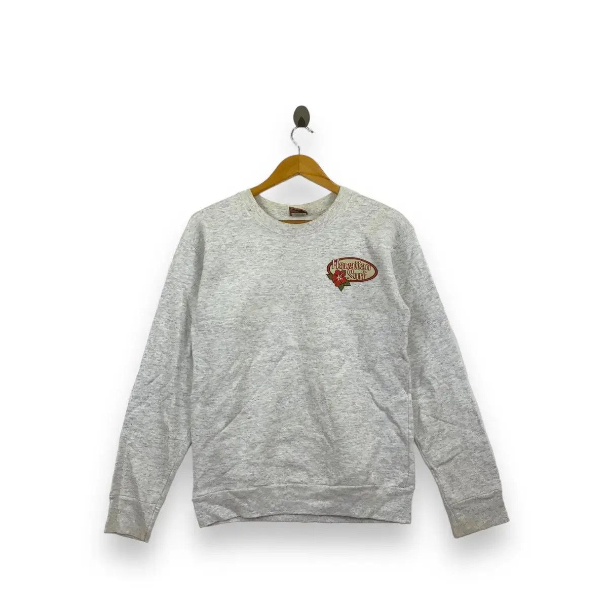 Vintage Vintage 90’ HAWAIIAN SURF Hibiscus Hawaii Sweatshirt Size US M / EU 48-50 / 2 - 2 Thumbnail
