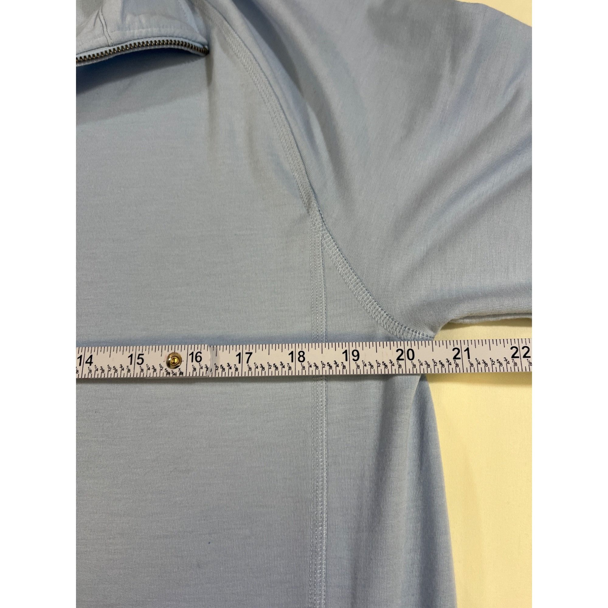 Lands' End Lands End Mens Light blue Quarter Zip Pullover Size M SKU 70 Size US M / EU 48-50 / 2 - 5 Thumbnail